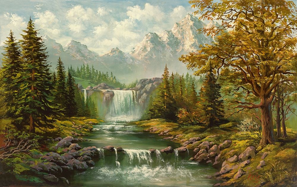 WATERFALL II art print by Ada-Kris for $57.95 CAD