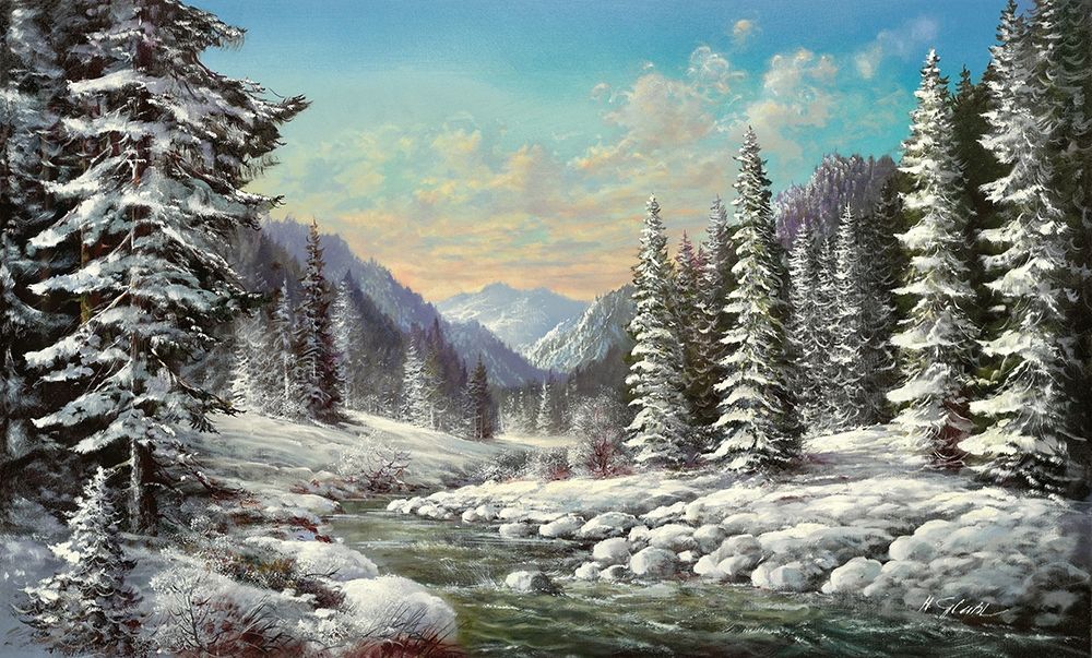 SIBERIAN WINTER art print by Helmut Glassl for $57.95 CAD