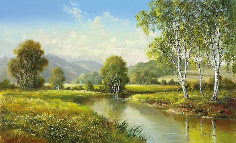 QUIET POND art print by H. Buchner for $57.95 CAD
