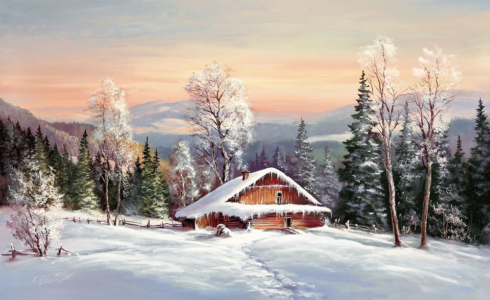 SIBERIAN WINTER art print by Helmut Glassl for $57.95 CAD