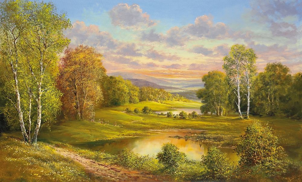 IDYLLIC SCENE art print by Helmut Glassl for $57.95 CAD