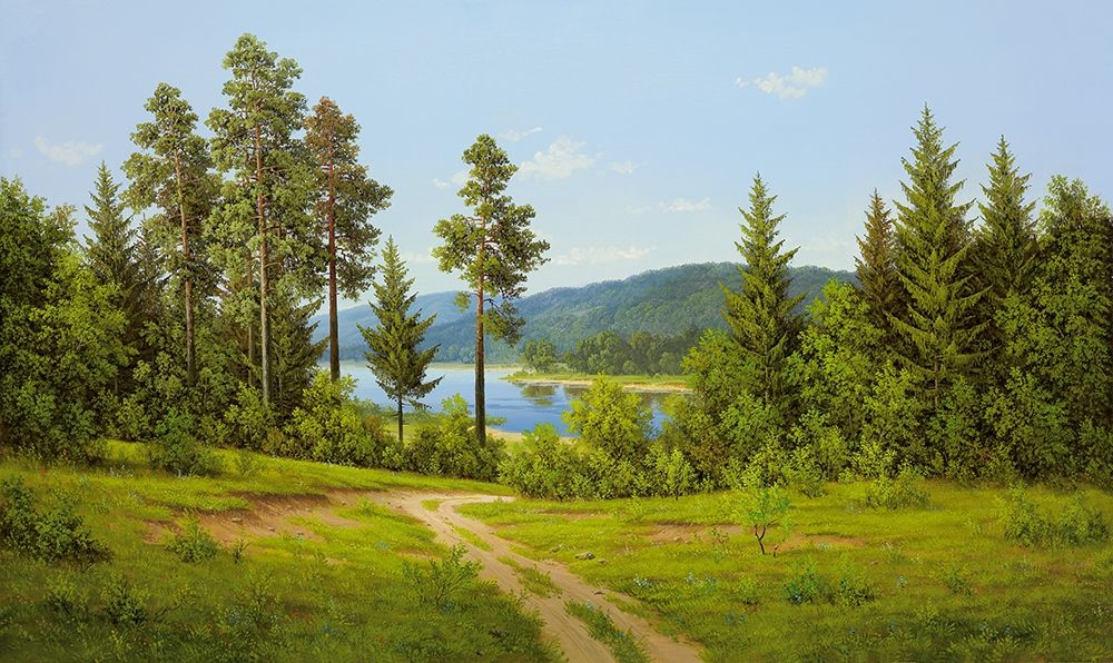 RIVER BEND art print by Slava for $57.95 CAD