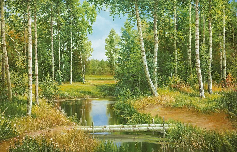 BIRCH GROVE NEAR POKROVSKOJE art print by Igor Osipov for $57.95 CAD