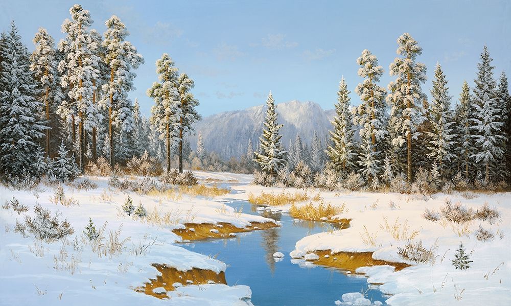 ROMANCE WINTER art print by Slava for $57.95 CAD