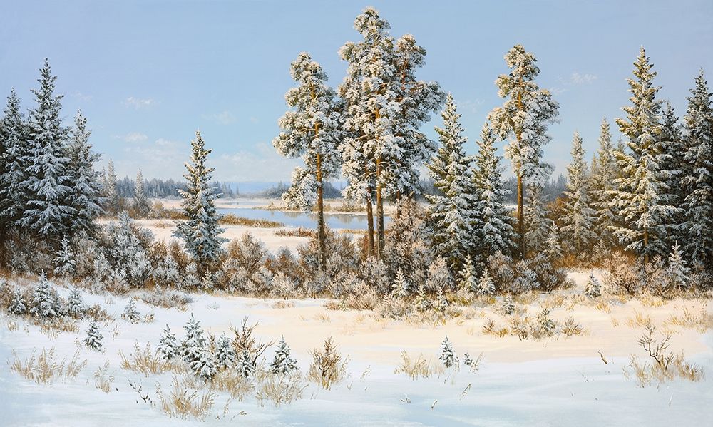 WINTER IN BELARUS art print by Slava for $57.95 CAD
