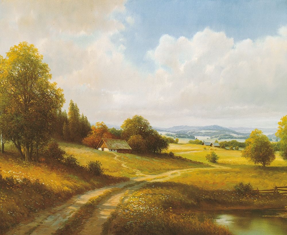 LONELY FARMHOUSE art print by Max Weber for $57.95 CAD