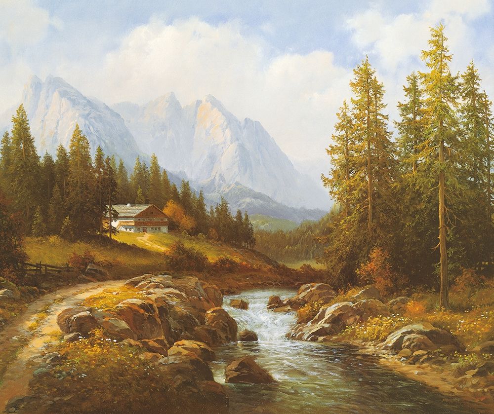MOUNTAIN BROOK art print by Max Weber for $57.95 CAD