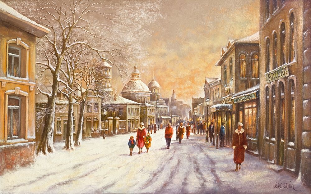 Streetscene I art print by Eric Erwin for $57.95 CAD