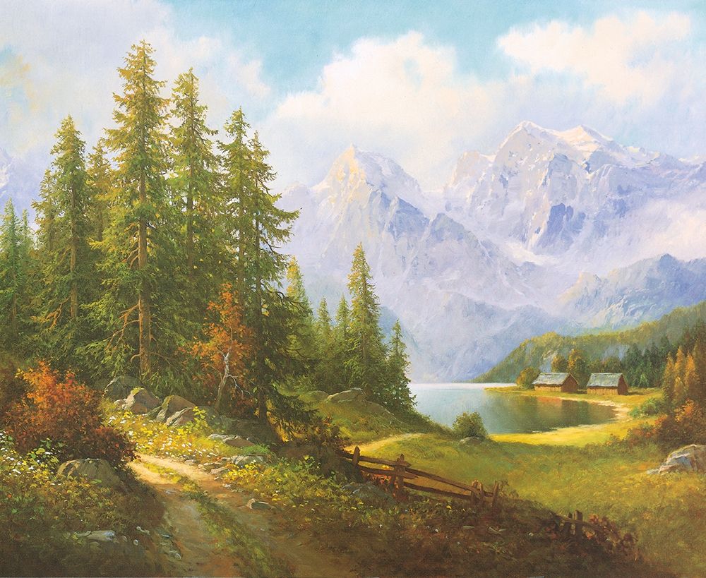 VALLEY SALZKAMMERGUT art print by Max Weber for $57.95 CAD