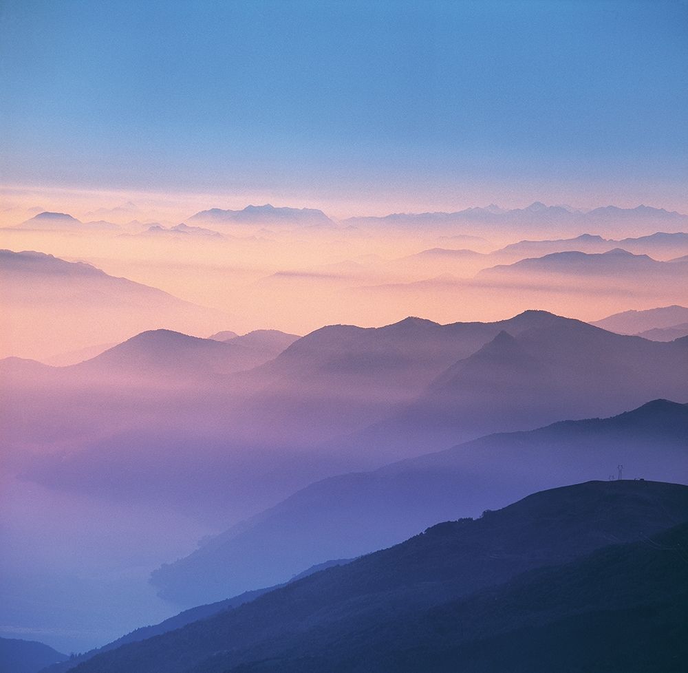 BLUE MOUNTAINS II art print by Gerd Weissing for $57.95 CAD