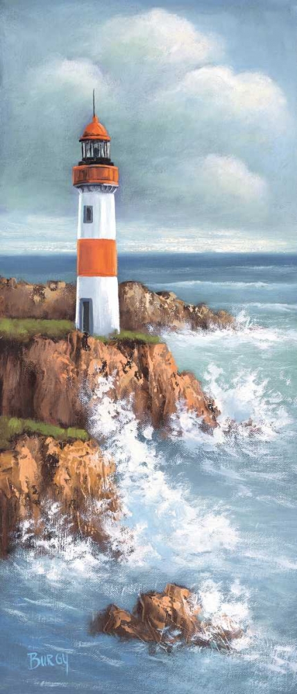 Lighthouse I art print by Burgy for $57.95 CAD