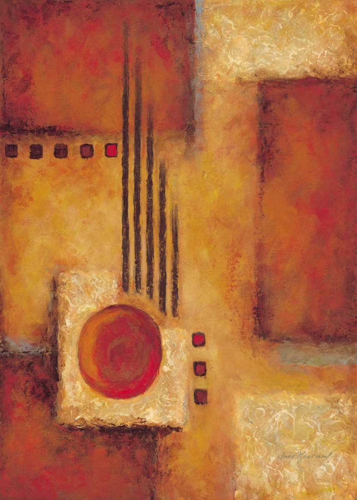 Orange I art print by Judy Kaufman for $57.95 CAD