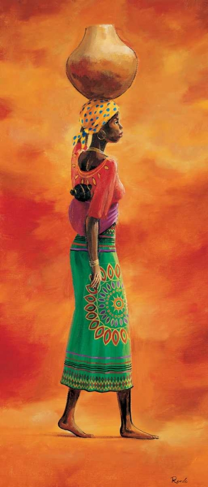 African lady 1-3 art print by Renee for $57.95 CAD