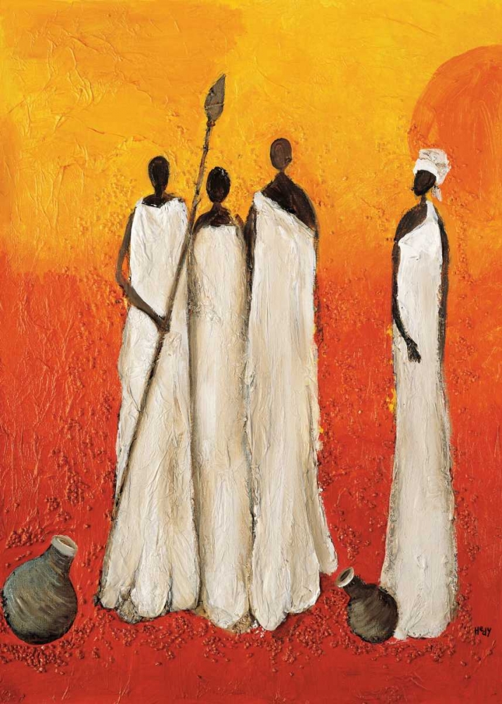 African fighter 2-3 art print by Hedy for $57.95 CAD