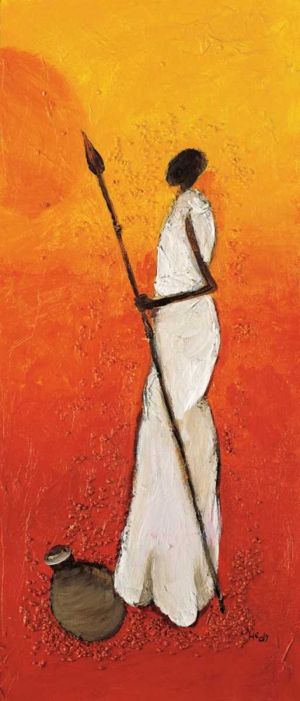 African fighter 3-3 art print by Hedy for $57.95 CAD