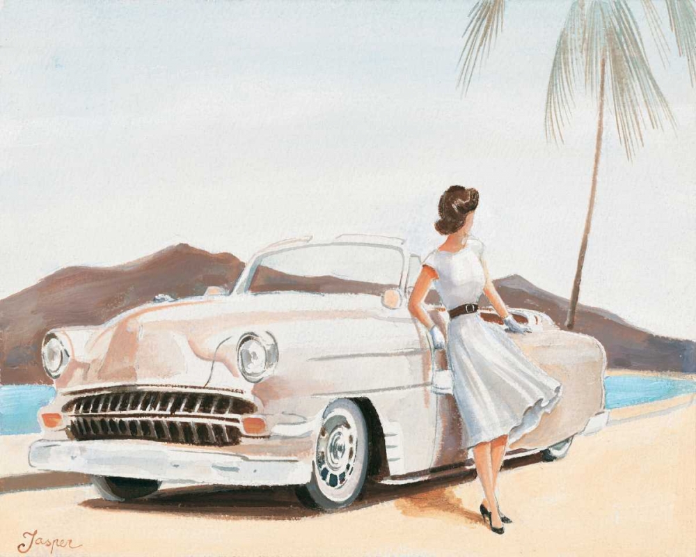 Pastel car II art print by Jasper for $57.95 CAD