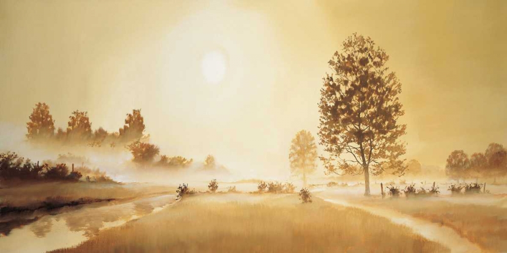 Misty landscape I art print by Frans Nauts for $57.95 CAD
