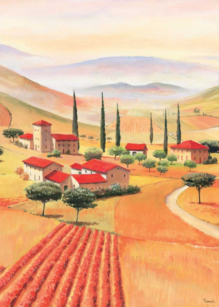 Tuscan Village II art print by Renee for $57.95 CAD
