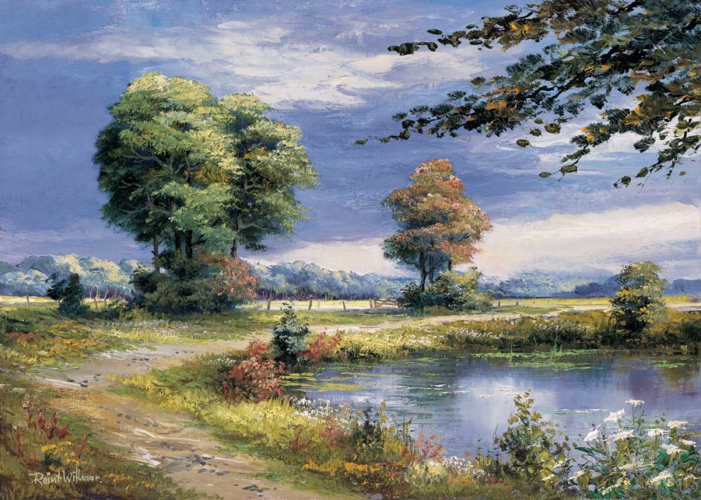 Beautiful lake art print by Reint Withaar for $57.95 CAD