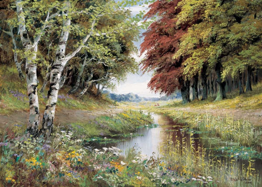 Reflection in water art print by Reint Withaar for $57.95 CAD
