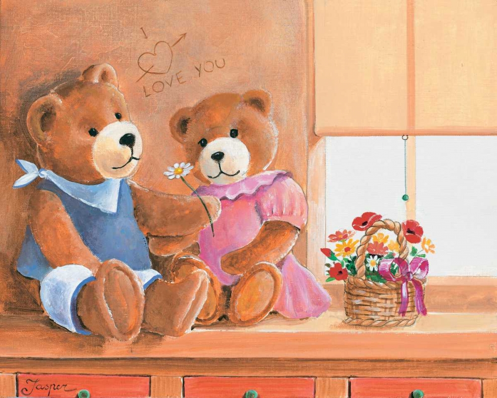 Mrs. And Mr. Bear I art print by Jasper for $57.95 CAD
