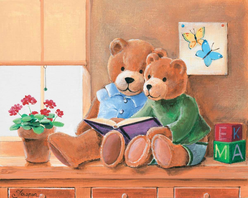 Mrs. And Mr. Bear II art print by Jasper for $57.95 CAD