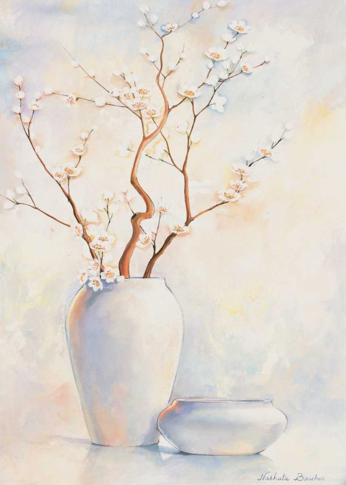 White vase II art print by Nathalie Boucher for $57.95 CAD