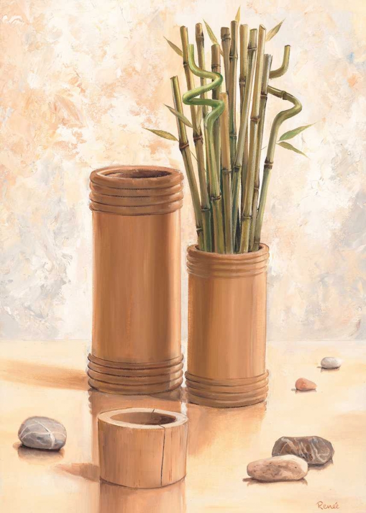 Zen bamboo I art print by Renee for $57.95 CAD