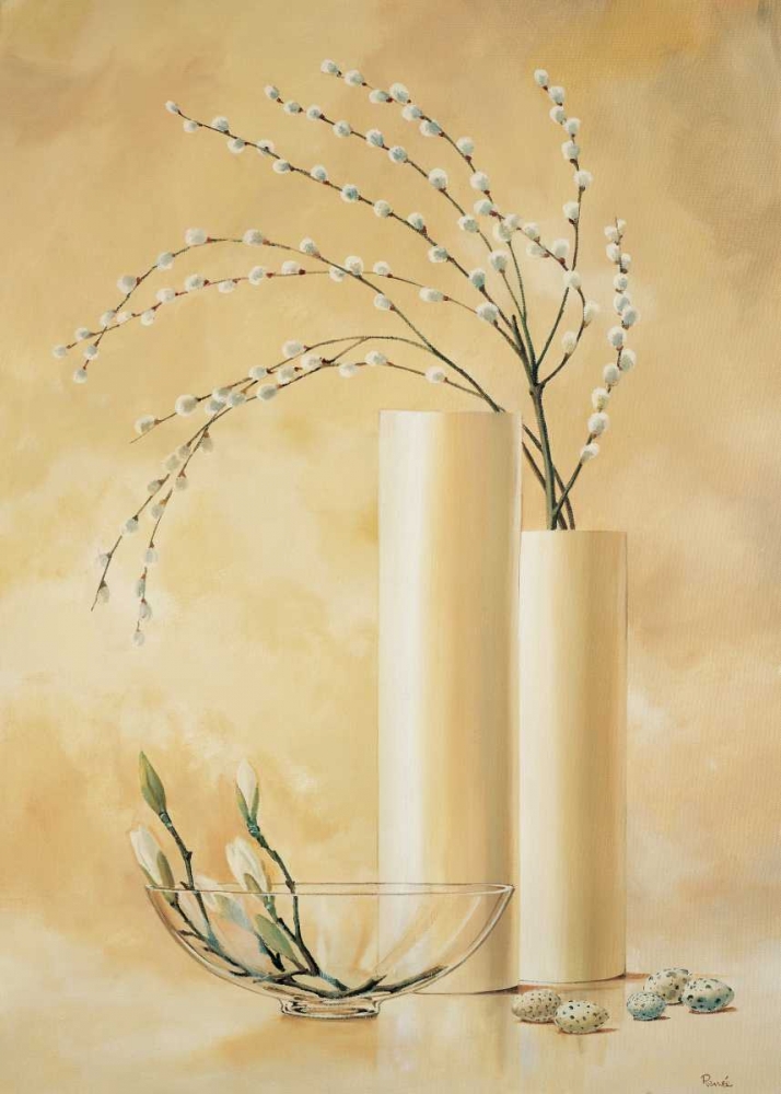 Vases with twigs I art print by Renee for $57.95 CAD
