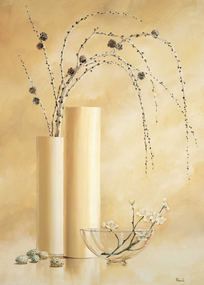 Vases with twigs II art print by Renee for $57.95 CAD