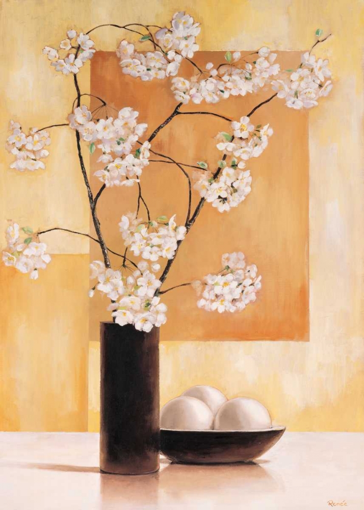White blossom I art print by Renee for $57.95 CAD