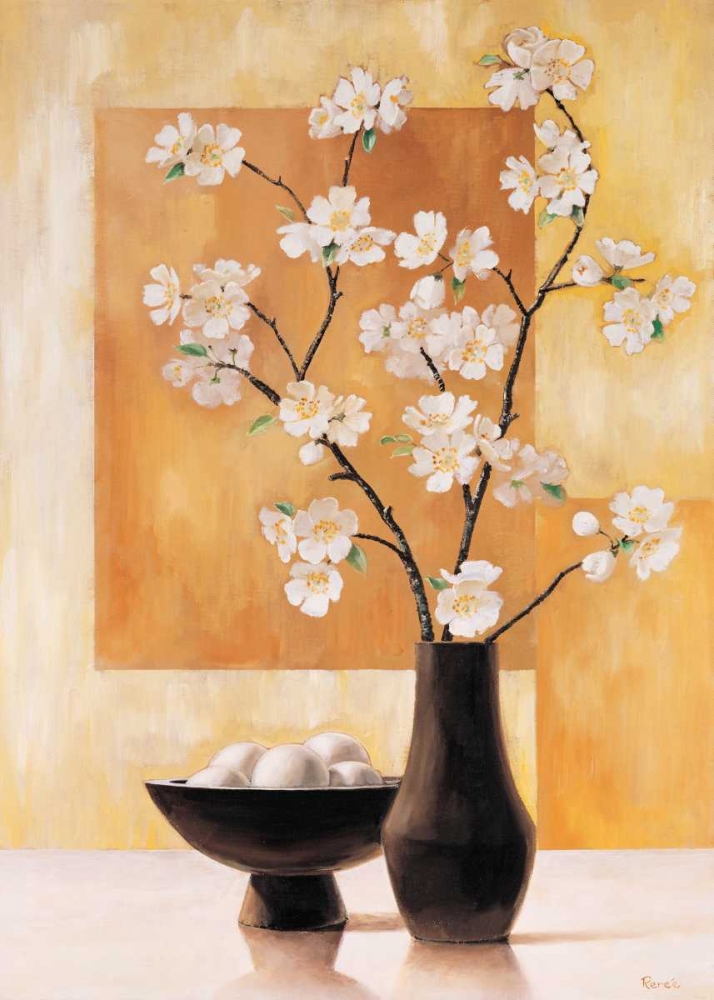 White blossom II art print by Renee for $57.95 CAD