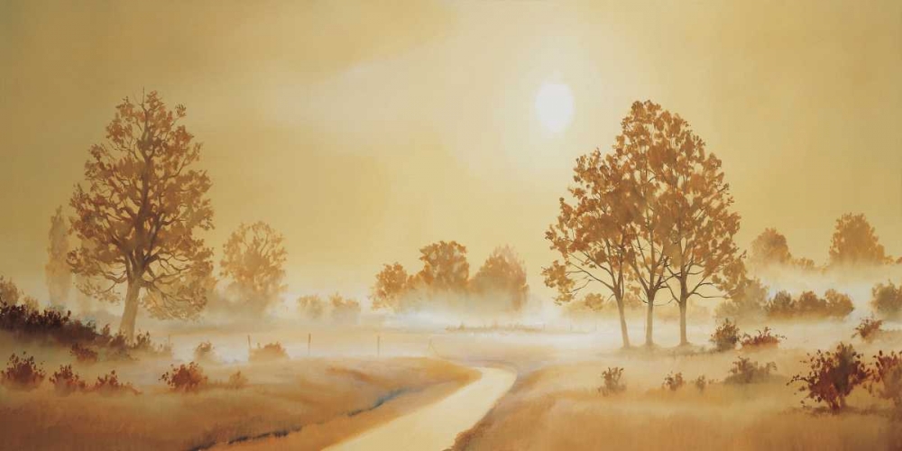 Misty landscape II art print by Frans Nauts for $57.95 CAD
