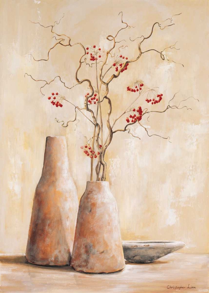 Red berries III art print by Christopher Lien for $57.95 CAD