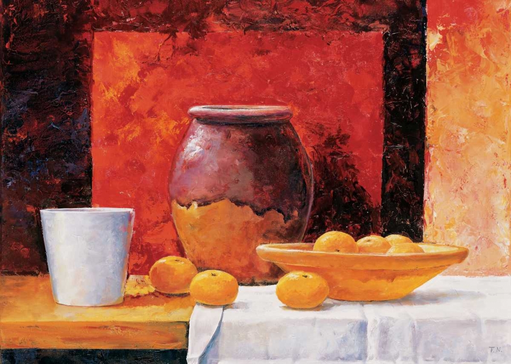 Stillife in red I art print by Frans Nauts for $57.95 CAD
