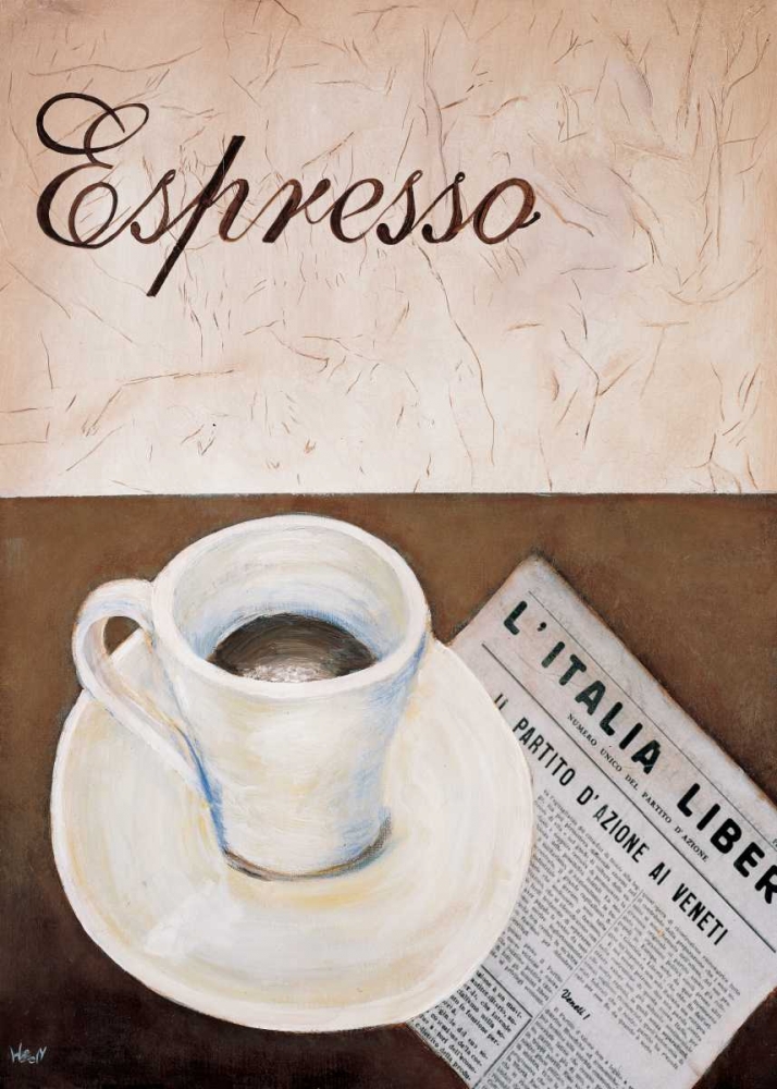 Espresso time art print by Hedy for $57.95 CAD
