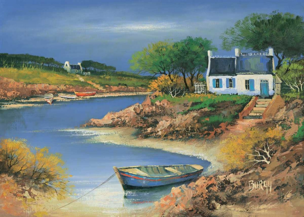 Bretagne I art print by Burgy for $57.95 CAD