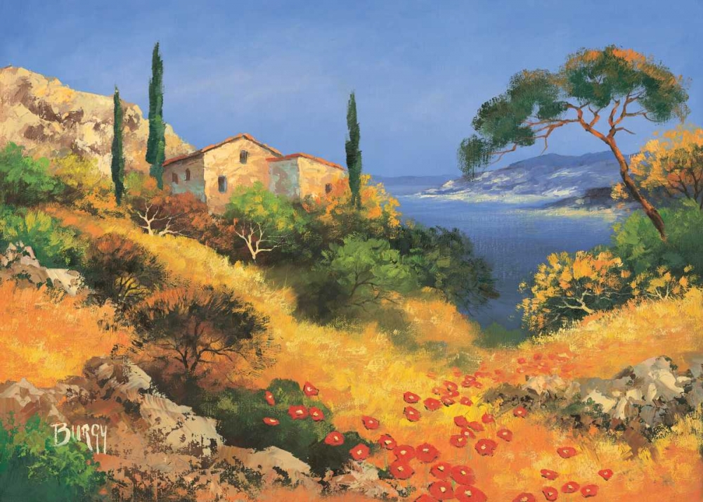 View on ocean I art print by Burgy for $57.95 CAD