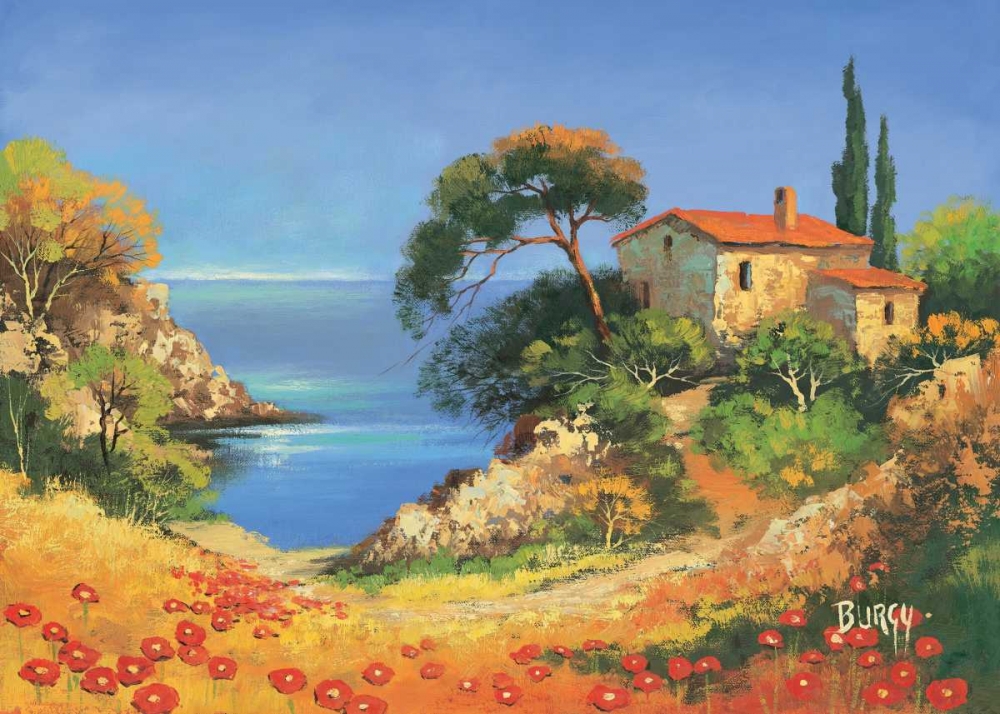 View on ocean II art print by Burgy for $57.95 CAD