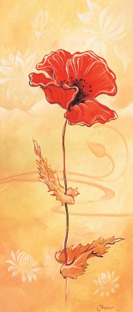 Single red I art print by Jasper for $57.95 CAD