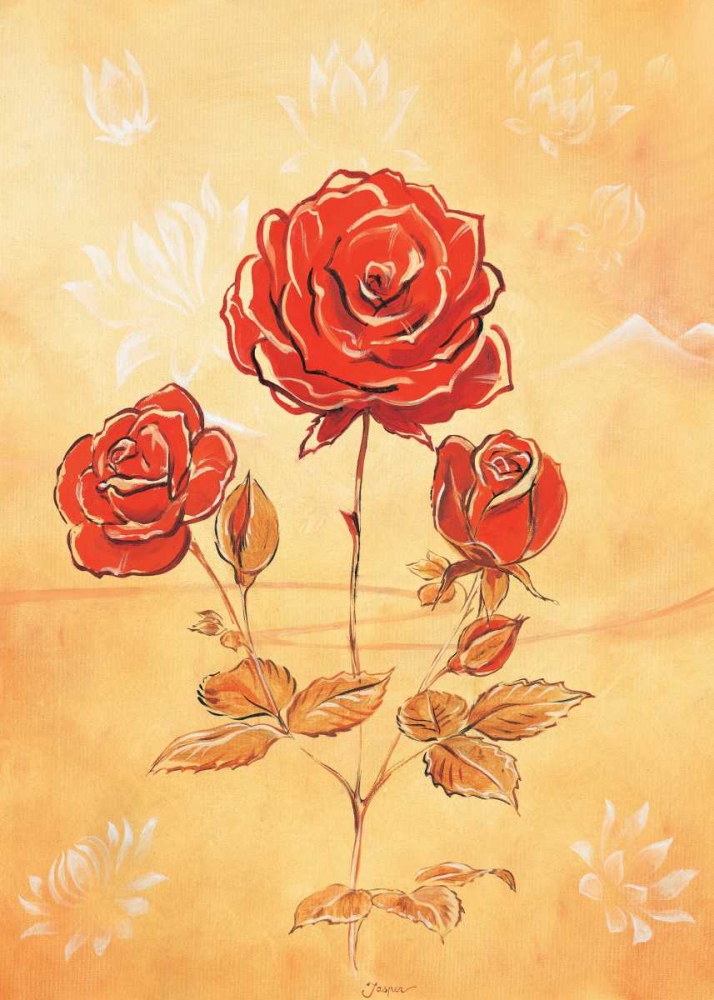 Three reds II art print by Jasper for $57.95 CAD