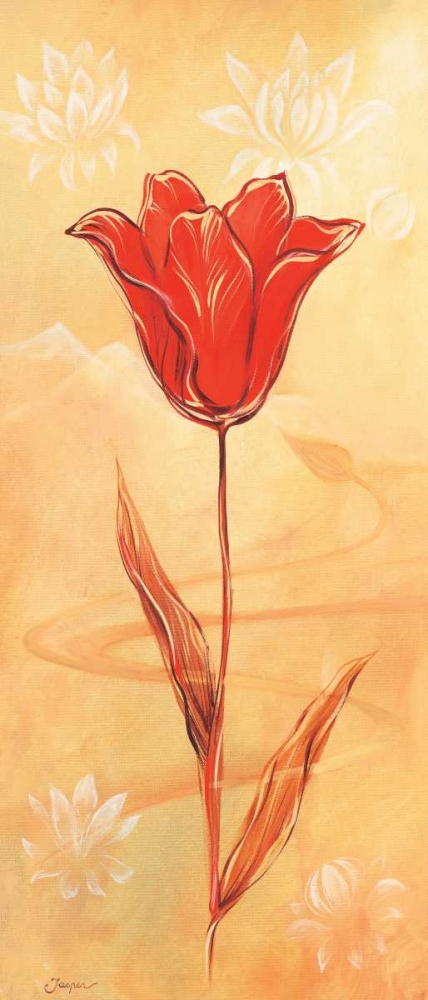 Single red II art print by Jasper for $57.95 CAD