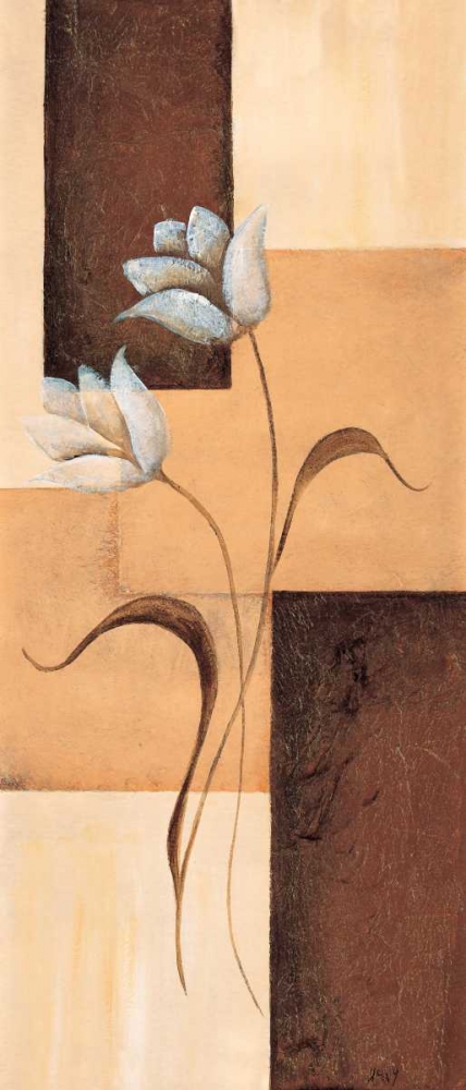 Tulips on blocks III art print by Hedy for $57.95 CAD