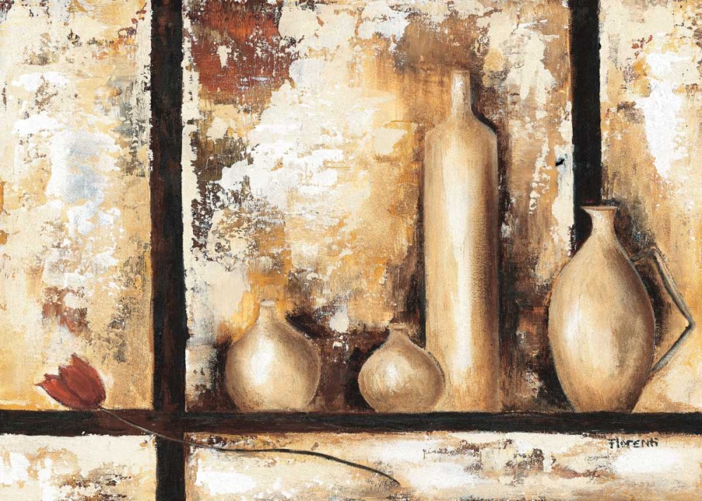 Stillife with vases II art print by Isa Florenti for $57.95 CAD