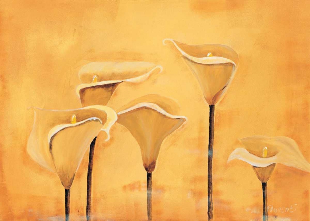 Calla on yellow art print by Isa Florenti for $57.95 CAD