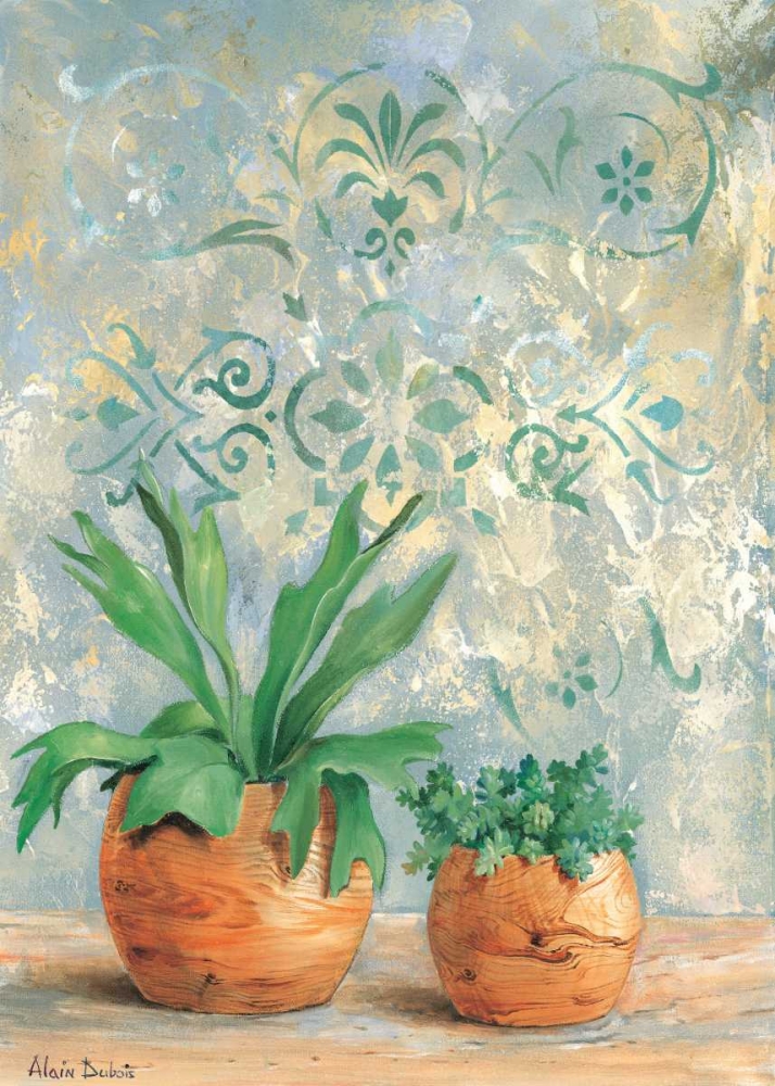 Green plants I art print by Alain Dubois for $57.95 CAD