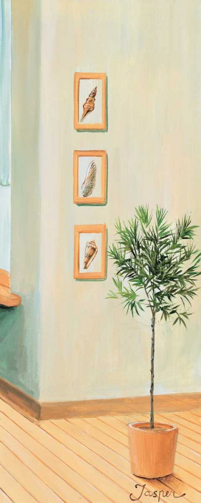 Bathroom in green III art print by Jasper for $57.95 CAD