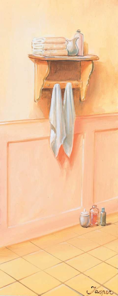 Bathroom in pink III art print by Jasper for $57.95 CAD
