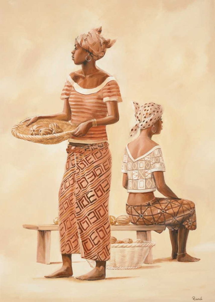 African family II art print by Renee for $57.95 CAD
