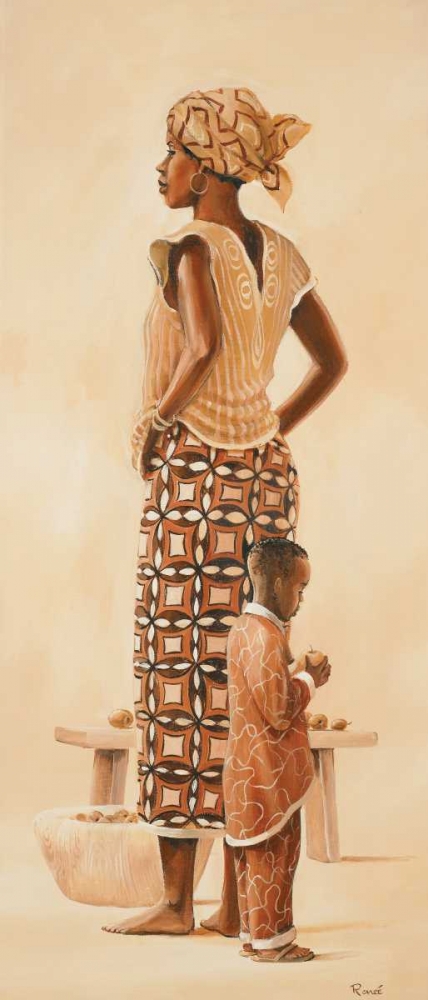 African family III art print by Renee for $57.95 CAD